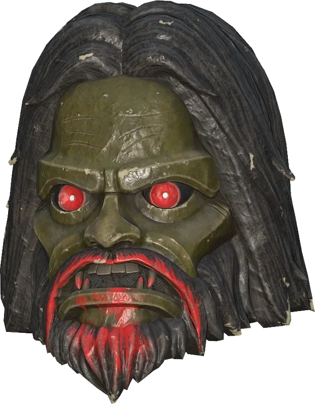Glowing Bigfoot Fasnacht Mask